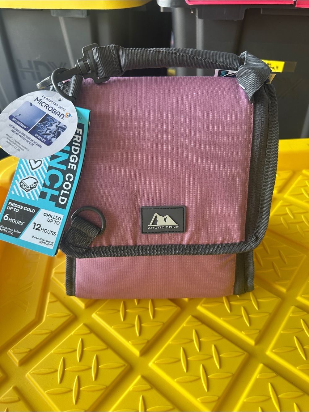 Arctic Zone Pink Insulated Lunch Cooler Bag